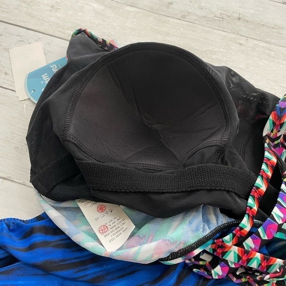 Swim Solution Women's Printed One-Piece Swimsuit 12 bathingsui slimming full - Picture 6 of 11